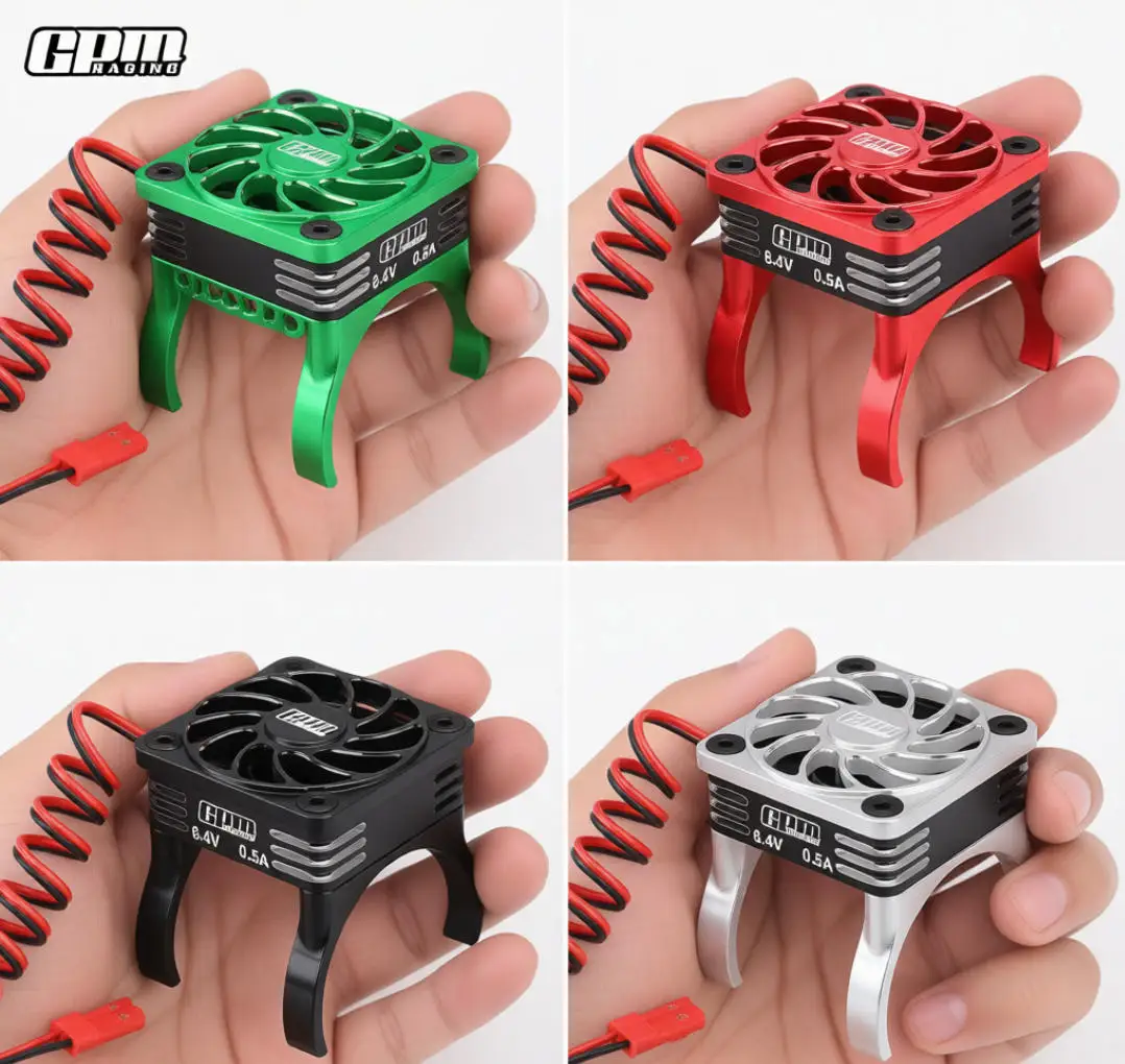 GPM Aluminum Fan 20000 RPM Compatible with 36mm Motors TRAXXAS Mini (XRT/Small X/Dead Mouse) High-Speed 1/8 JATO FORD FIESTA