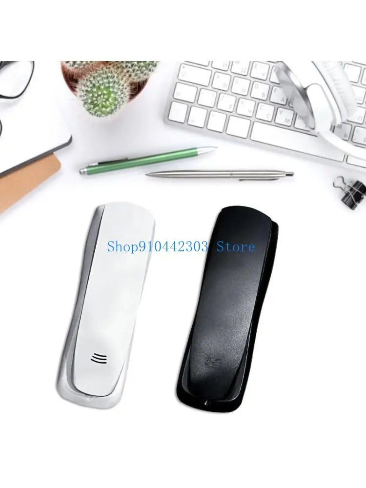 L4MD Wall Phone with Cord Desktop Corded Landline Telephone Wall Mount Corded Phone