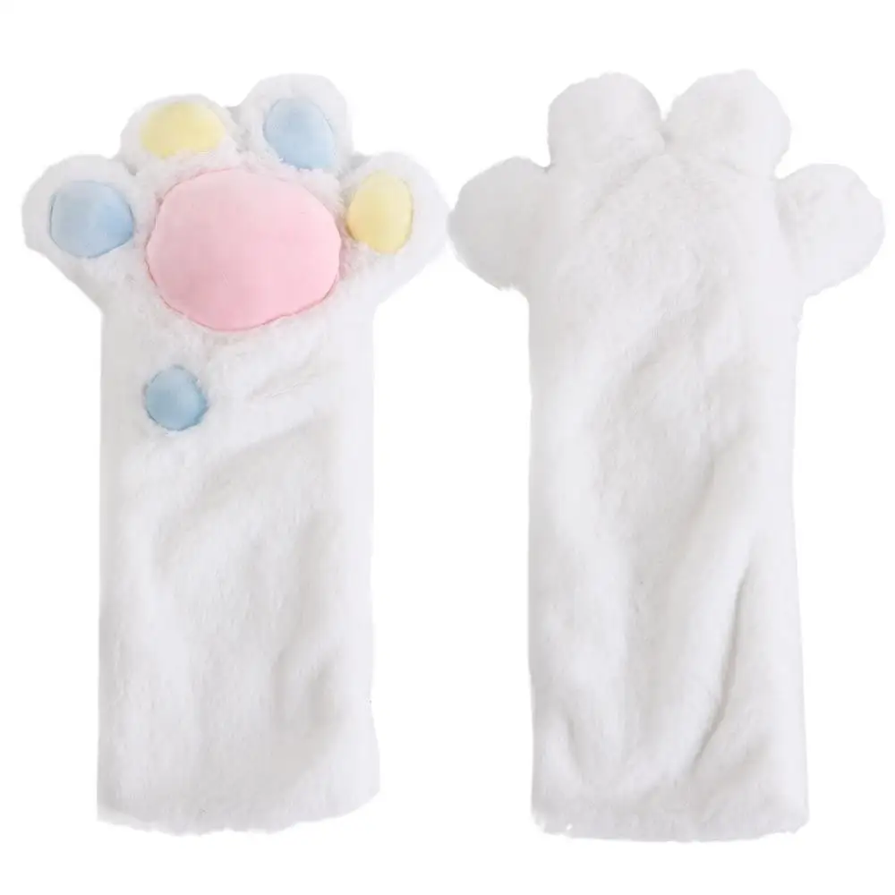 Sound Fun Toys Cat Paw Palm Gloves Plush Cartoon Cat Claw Furry Glove Cute Soft Mittens Winter Mittshand Cosplay Costume