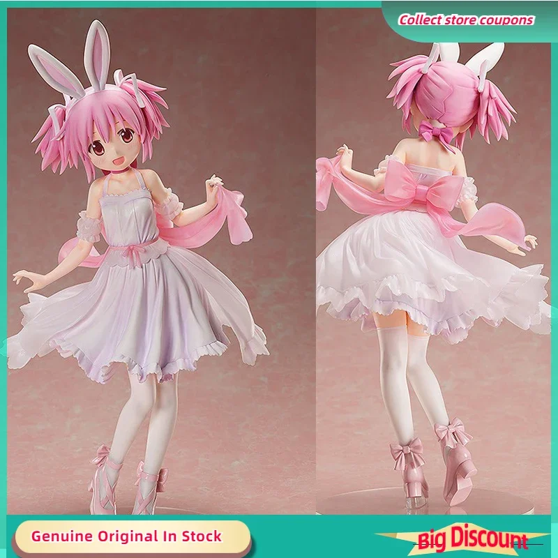 Rebellion Madoka Kaname Rabbit Ear H41cm 100% Genuine Original Anime Figure Toys Collection Model