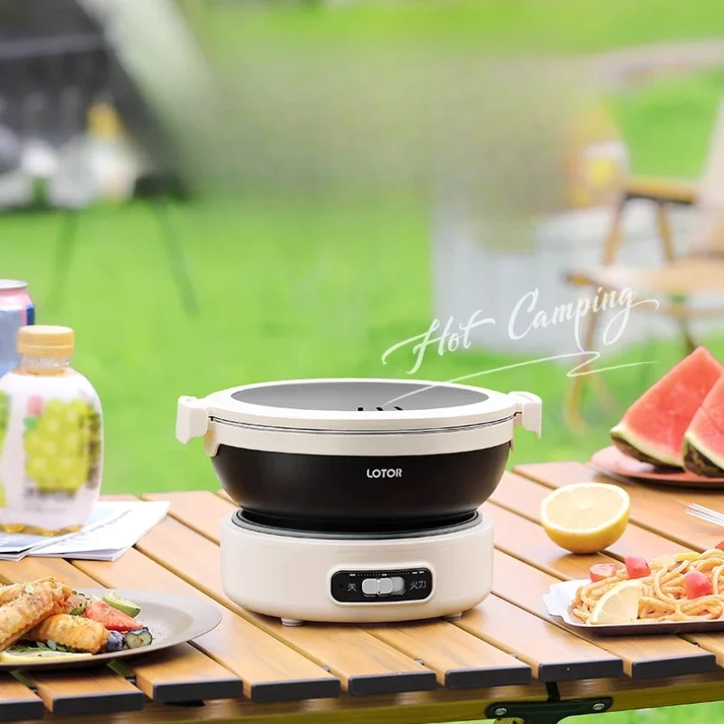 

Portable Electric Cooking Pot Travel Split Pot Mini Stainless Steel Small One Folding Small Electric Pot Tapioqueira