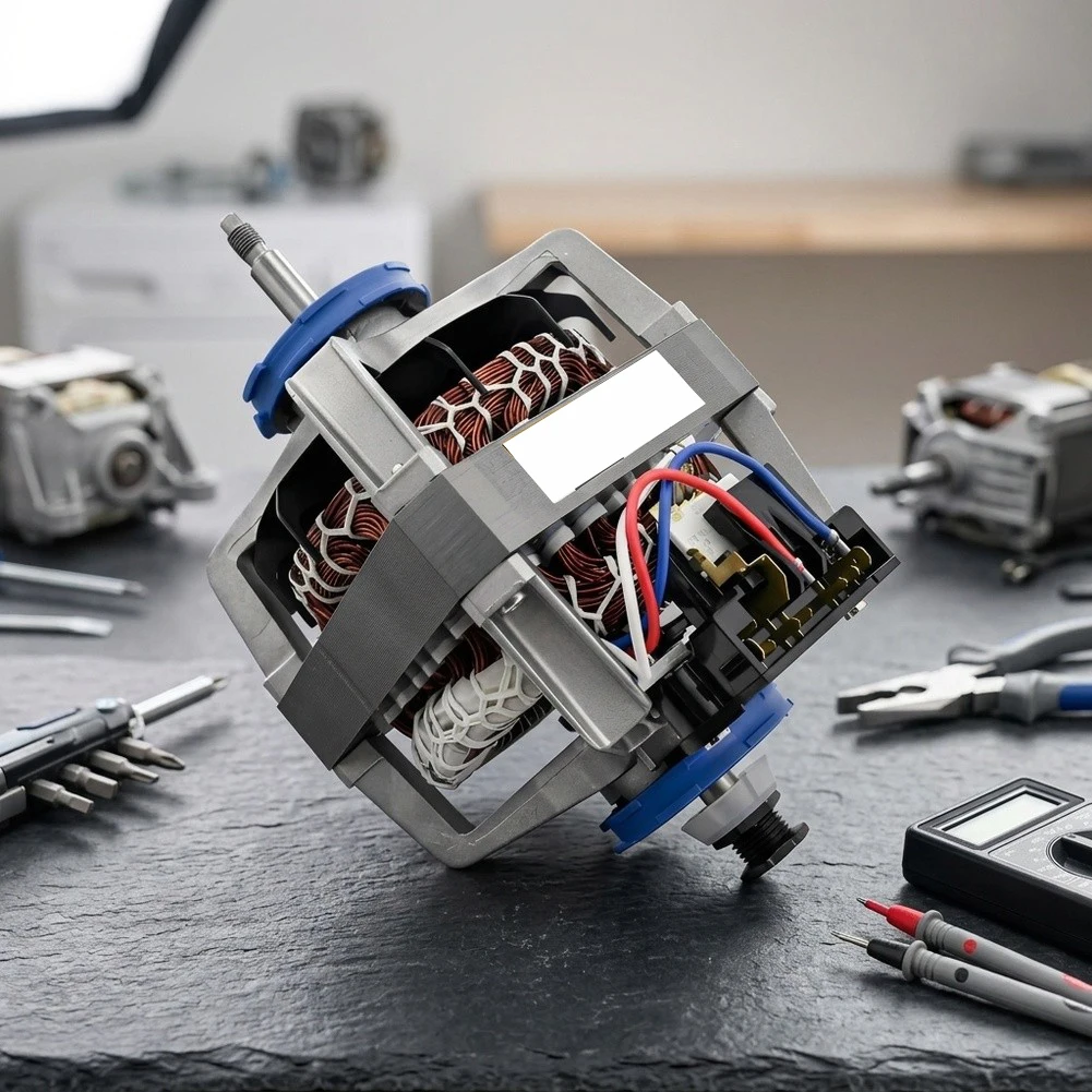 115V Dryer Motor Replacement 5304529782 Quiet High For Torque Metal Drum Drive Part For Home Laundry Appliance Repair Accessory