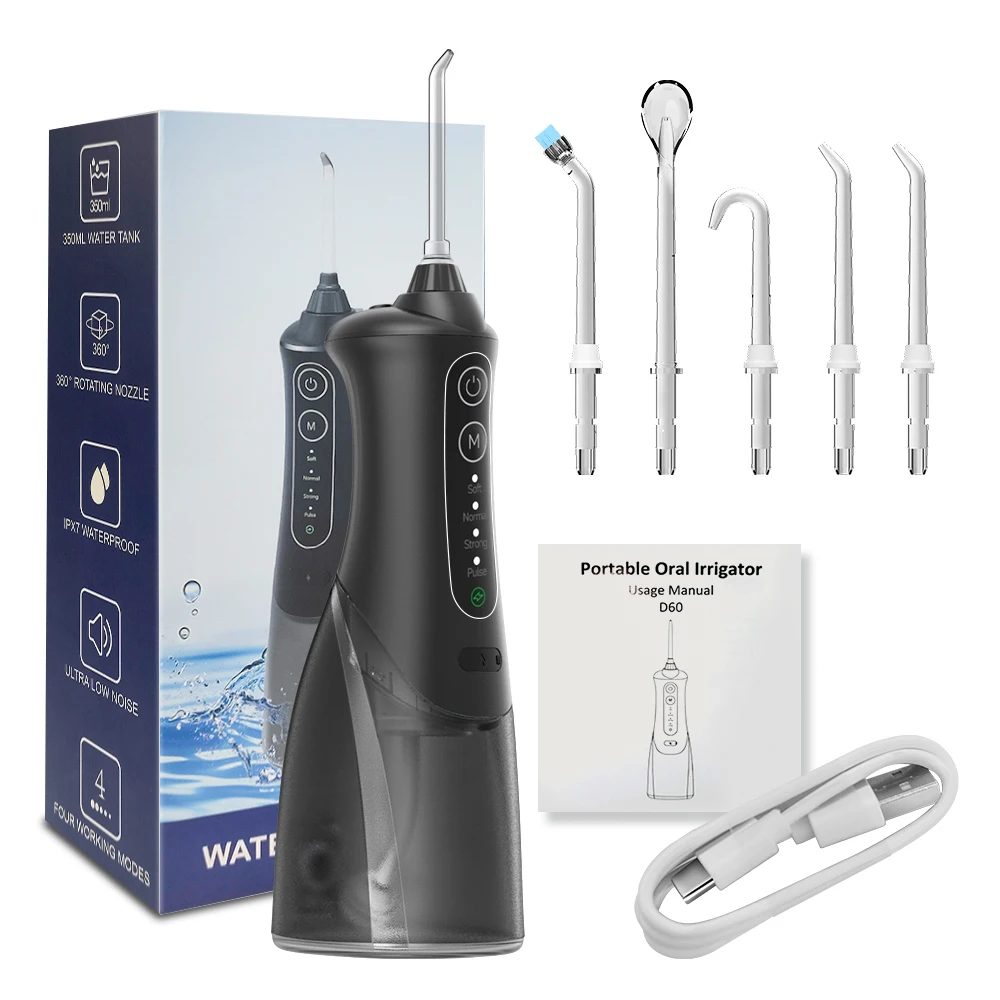 Rechargeable Personal Care OEM oral irrigator water flosser teeth cleaning water pick floss waterflosser