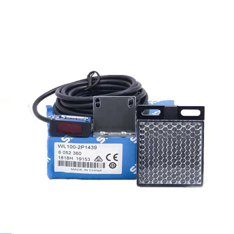 

Фотоэлектрический датчик WT100-2N143 9, Индукционное расстояние 0-750 мм, тип рассеянного отражения, переключатель NPN, выход, новые оригинальные товары, точечный