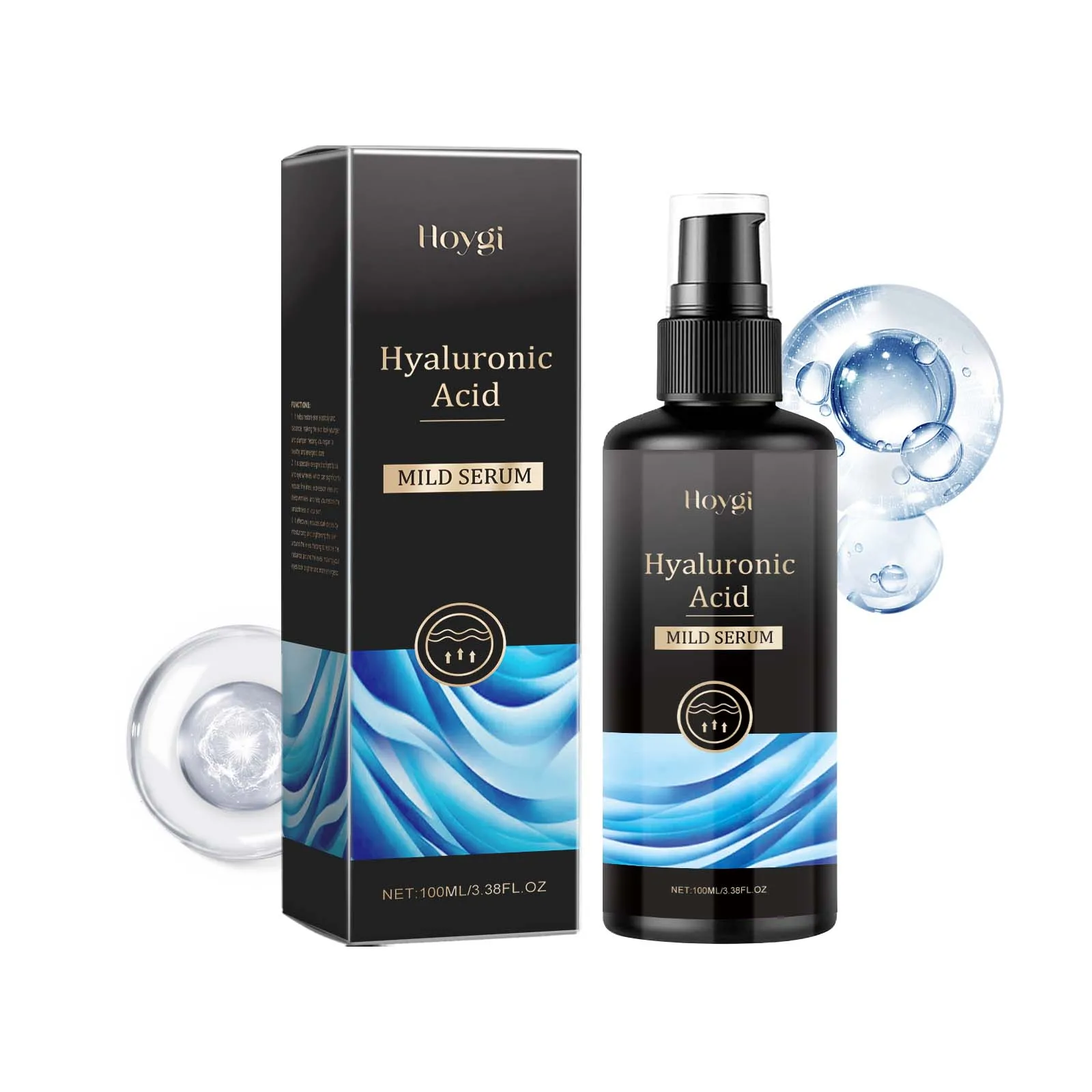 

Hyaluronic Acid Serum - Hydrating Face Serum for Plump, Dewy Skin, 100ml/3.38 Fl Oz, Lightweight & Fast-Absorbing