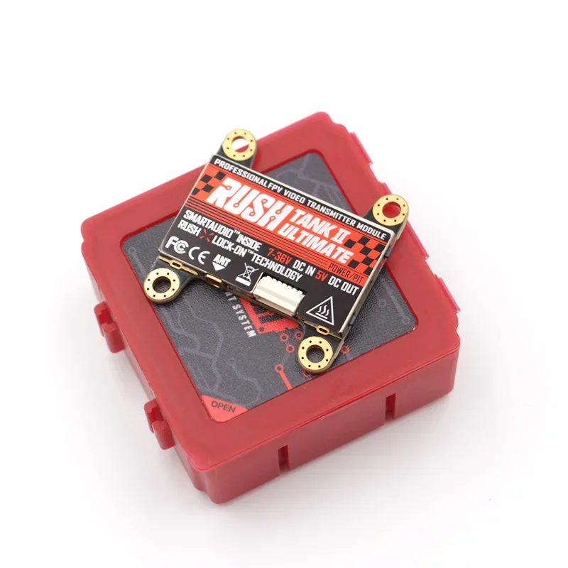 RUSH TANK II V2 5.8G 48CH Raceband PIT / 25-800mW Switchable 2-8S VTX Transmitter for RC FPV Racing Freestyle Nazgul5 Tyro129