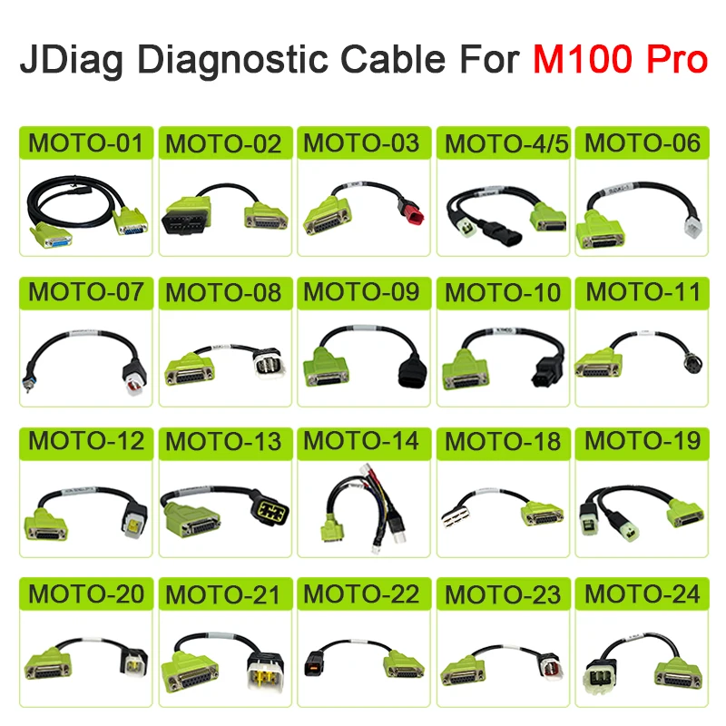 Special EFI Inspection Cable For JDiag M100 PRO Motorcycle Locomotive Diagnostic Tool Connector For Yamaha Honda Kawasaki Suzuki