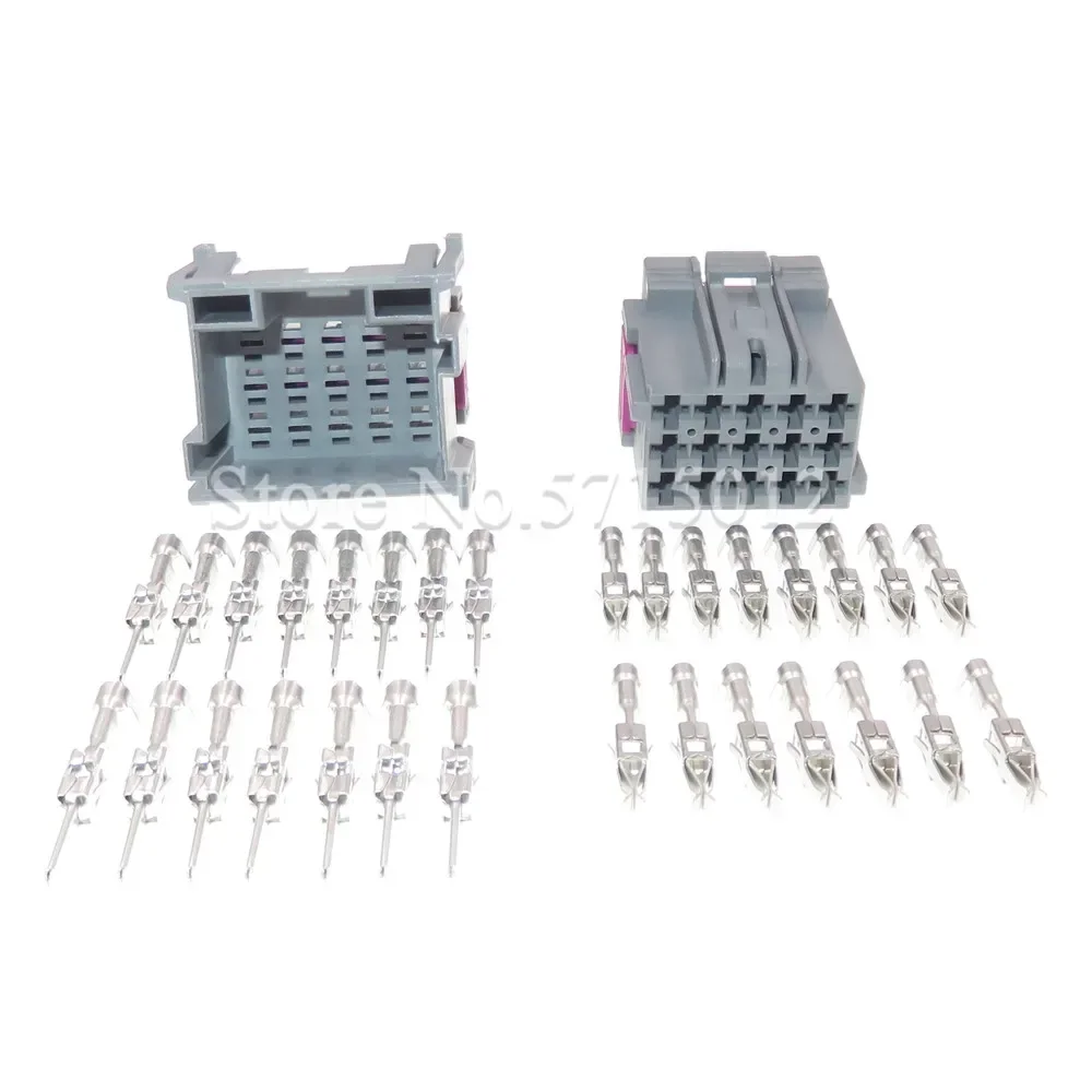 15 Hole 1-967623-6 1-967628 Grey Auto Wiring Socket Automotive Modification Plug Parts Car Unsealed Connector 1-967628-6