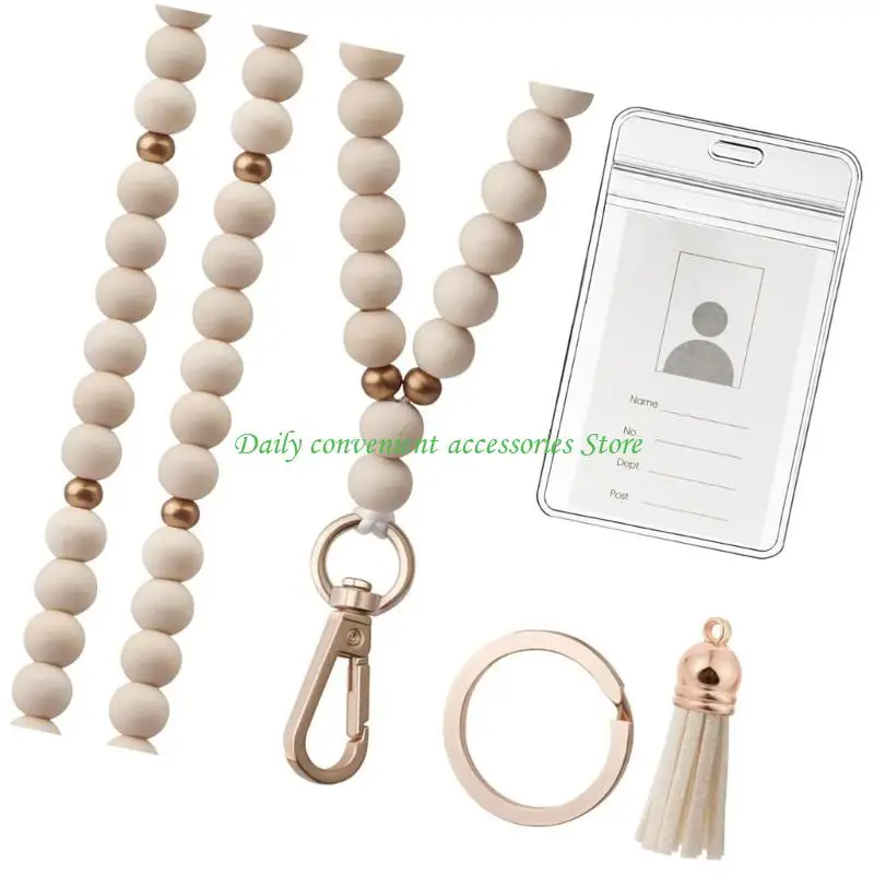 شحنة مفتاح البلوط الفني 97QB مع شرابات زخرفية مالك بطاقة هوية العمل الدائم للمكتب الاحترافي #2