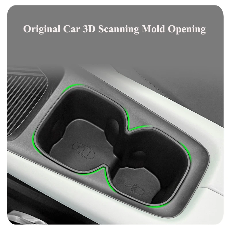 

Car Water Cup Holder Storage Box For BYD SEAGULL 2023 TPE Padding Anti-Slip Pad Fixed Beverage Holder Auto Interior Accessories