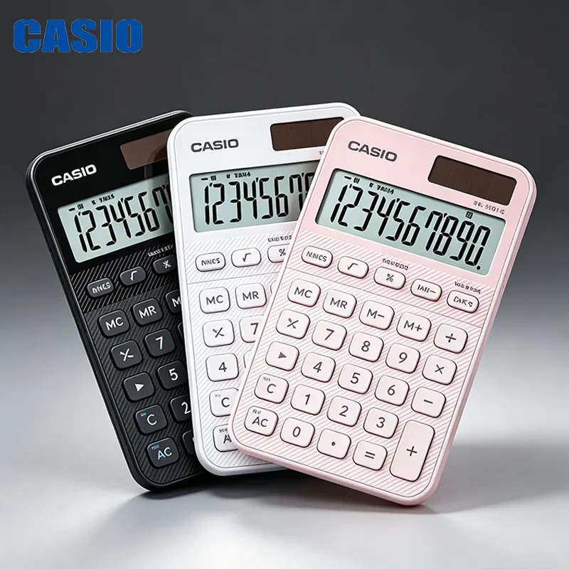 Casio SL-310YC/fx-82ES PLUS Macaron Color Scientific Calculator - Desktop Cute Style Storefront Cashier Office Computer