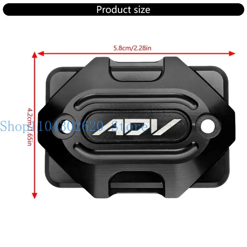 02DE Premium Aluminum Oil Cup Caps For ADV Bike Modification Easy Installation Design