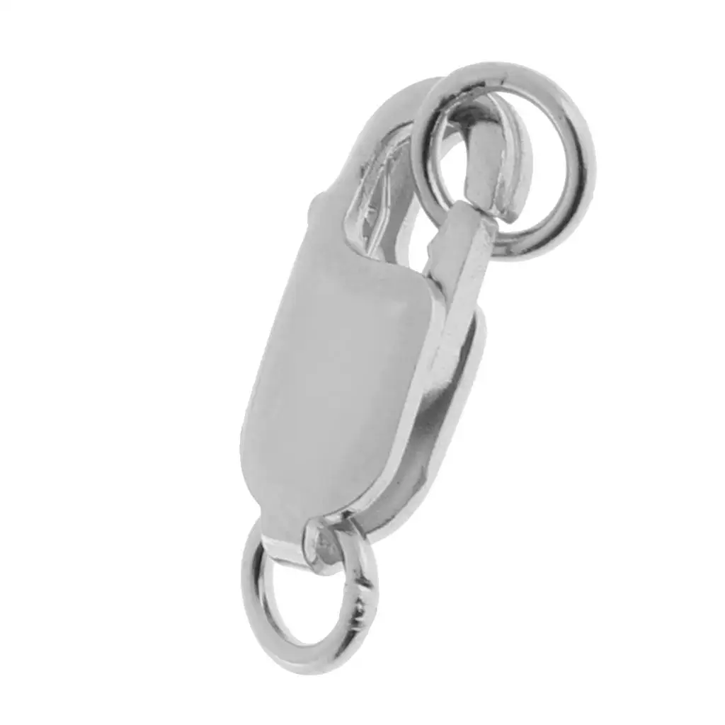 925 Sterling Split Lobster Fecho, Achados Making, DIY, 2 Split