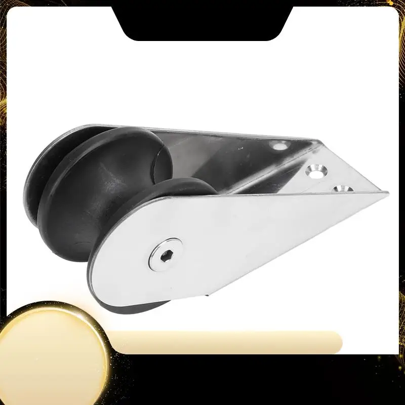 

Аксессуары для лодок, носовой якорный ролик, якорная стойка из нержавеющей стали, самозапускающиеся ролики для лука, фиксированная док-станция для морской яхты-A74F