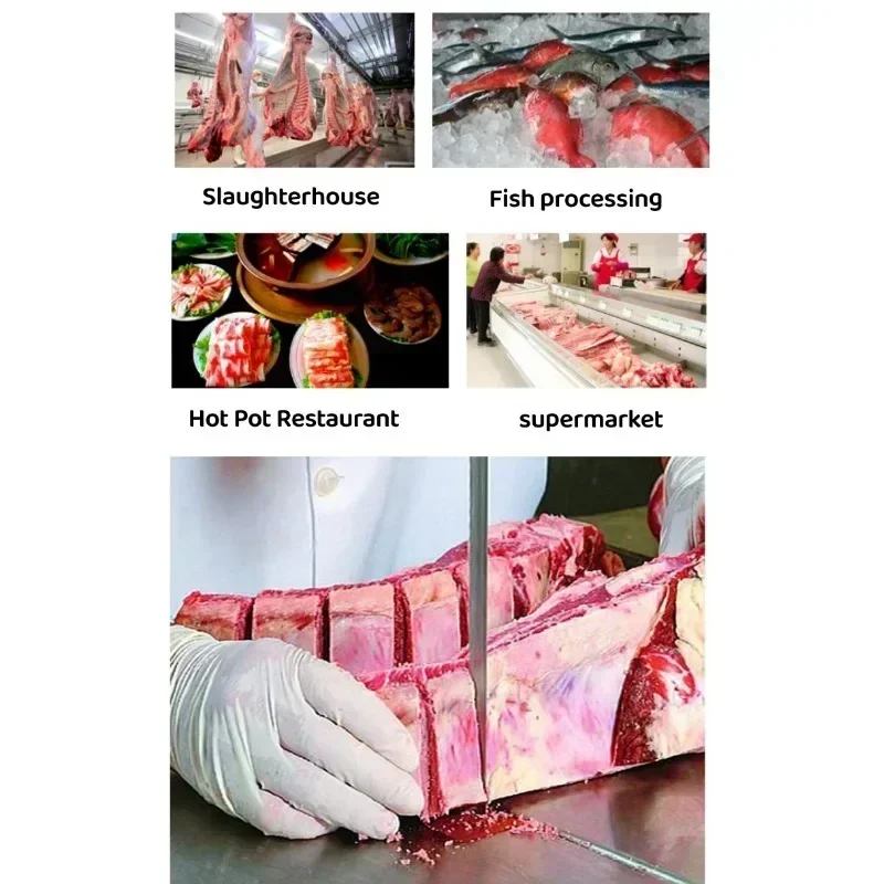 Dekoly Bandzaagblad Vleesbot Snijden Lintzaagblad Voor Vers Vlees Bevroren Vis Schattiger Gesneden Vleesplakken 16*0.35*1200Mm 4tpi