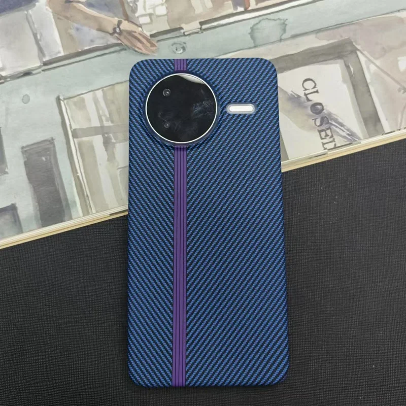 حافظة Funda لهاتف Redmi POCO F7 Ultra خفيفة الوزن ومسار صلب من ألياف الكربون غطاء نحيف لهاتف OPPO Find X8 Ultra غلاف هاتف