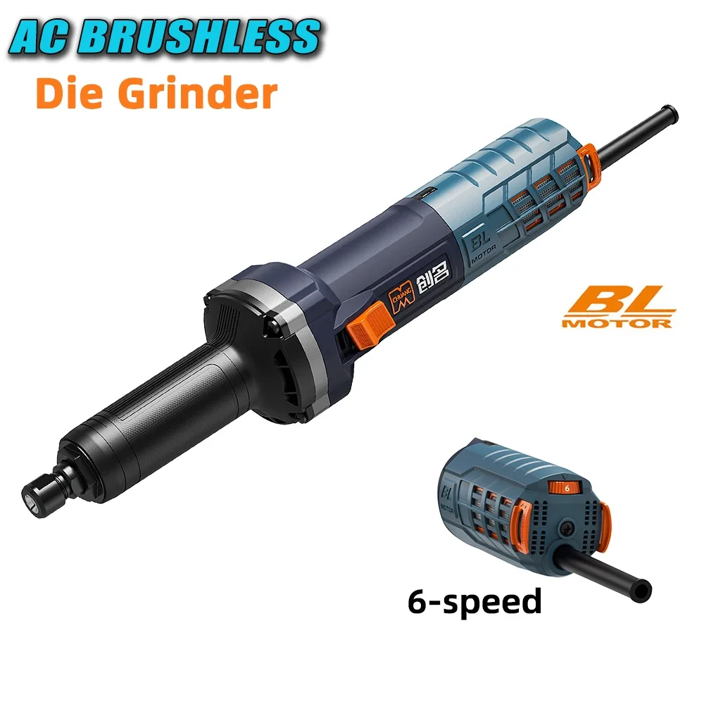 

Professional Tools AC Brushless Electric Metal Angle Die Grinder Mini Micro Cylindrical Grinder