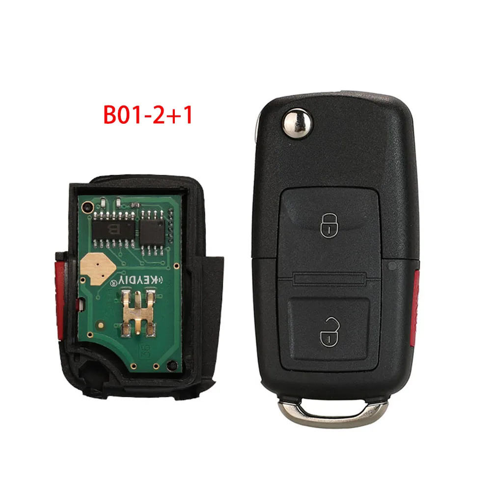 jingyuqin New B01-2+1 3 KD KEYDIY Remote For Volkswagen Vw Style Key kd900 (kd200) machine (1 piece)