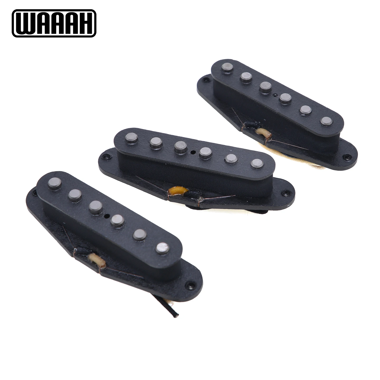 WAAAH S.R.V Style Blues City Limits SSS Captadores Alnico 5 Guitar Pickups Single Coil for ST Guitar WAA52PSTSRV