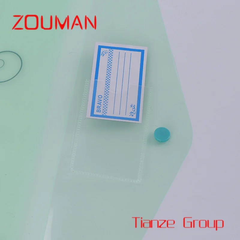 แฟ้มซองถุงกระดาษที่มีปุ่ม A4กระดาษ PP สำหรับมืออาชีพพิมพ์ได้อย่างสมบูรณ์แบบ