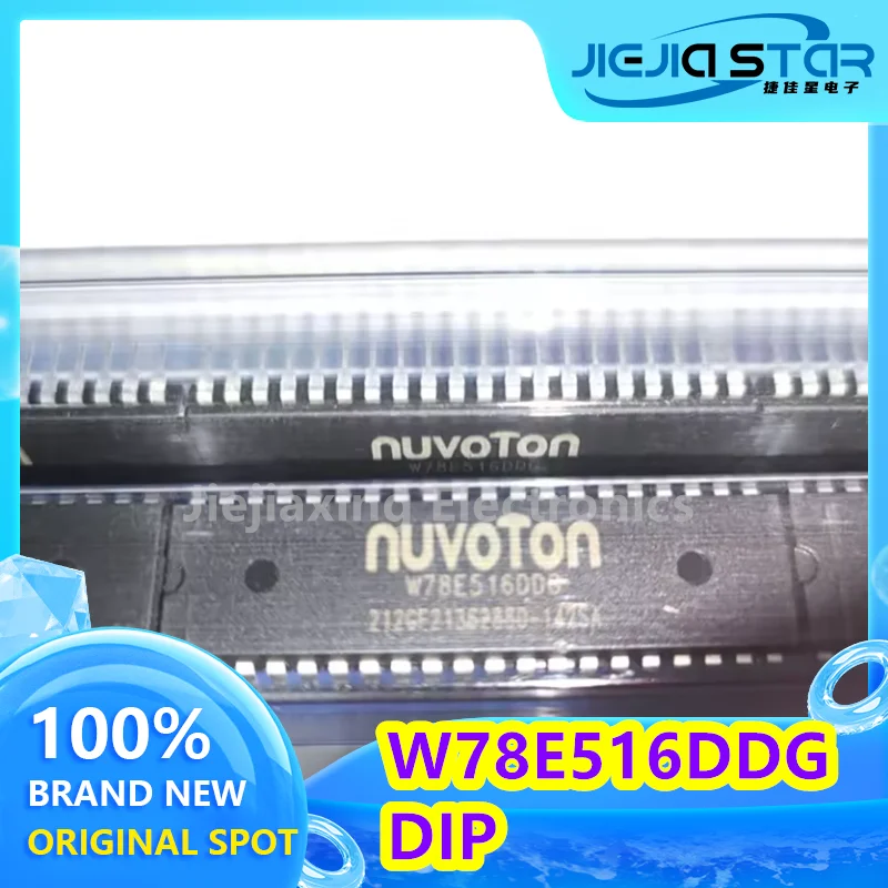 

(1/10 Piece) W78E516DDG W78E516 Direct Plug DIP-40 Microcontroller Chip 100% Brand New ICs Electronics