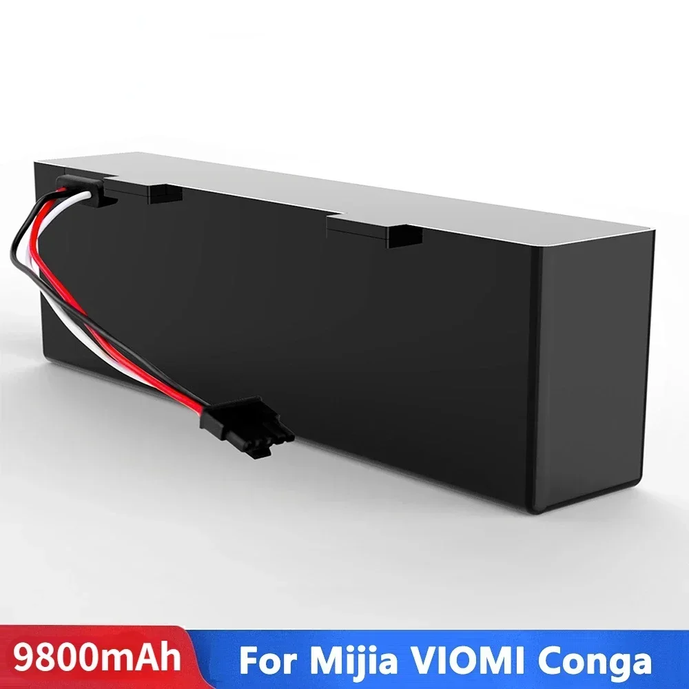 

18650 Replacement Battery for Mijia Mop Pro Robot Vacuum Cleaner STYTJ02YM Accessory Vacuum Cleaner 14.4V 9800mAh Li-ion Battery