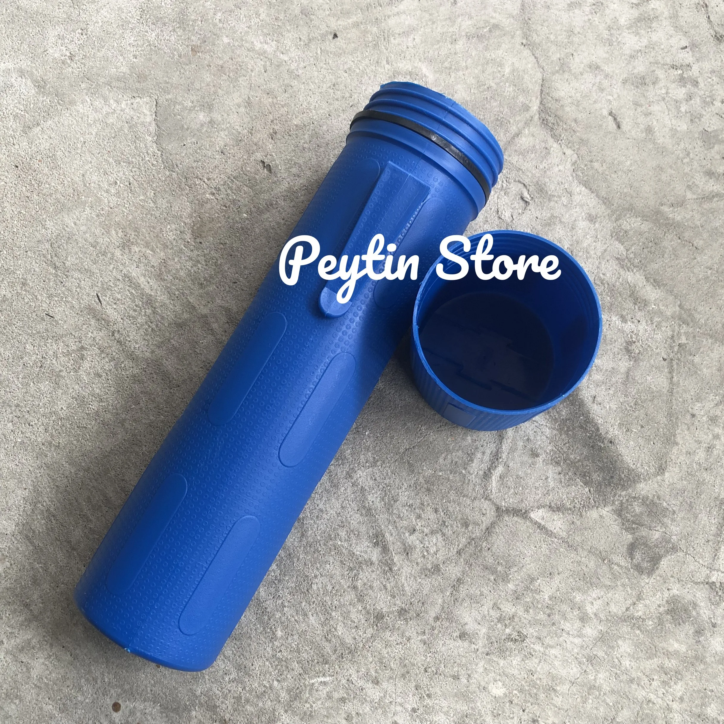 1Pc 85/80x76x375/370mm Blue 10LB 4.5KG Rod Guard Welding Weld Electrode Rod Storage Hanging Tube Container Hold Bottle