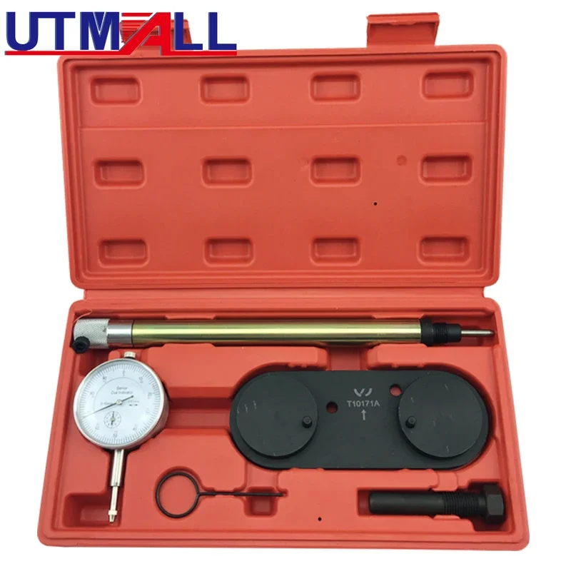 

UTMALL Steel T10171A For VW Audi 1.4 1.4T 1.6 FSI Timing Tool Set with Gauge for Engine Timing Adjustment