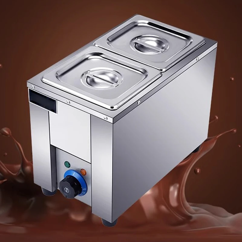 เครื่องหลอมช็อกโกแลตไฟฟ้าเชิงพาณิชย์เตาให้ความร้อนนม220V ครีมให้ความร้อน110V