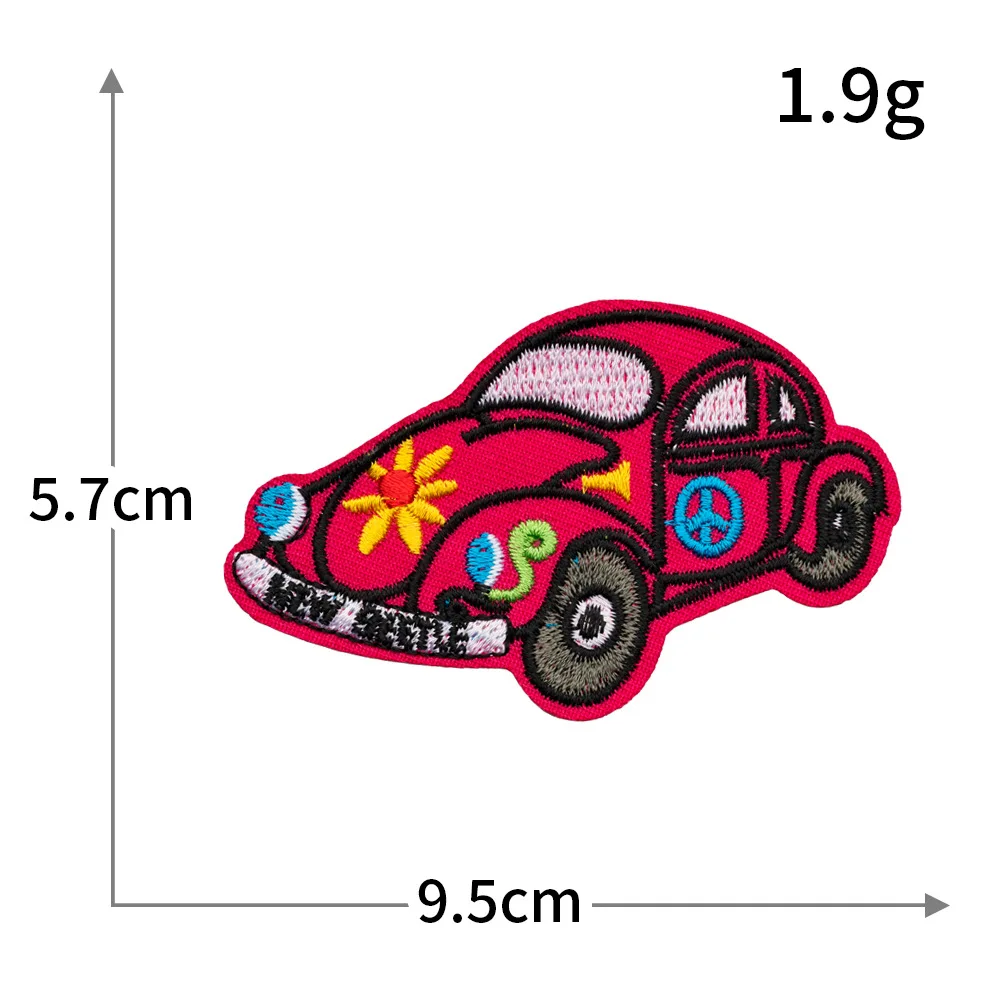 Wholesale Motorcycle Punk Embroidered Cartoon Biker Style Iron On Patch For Jacket,Backpack