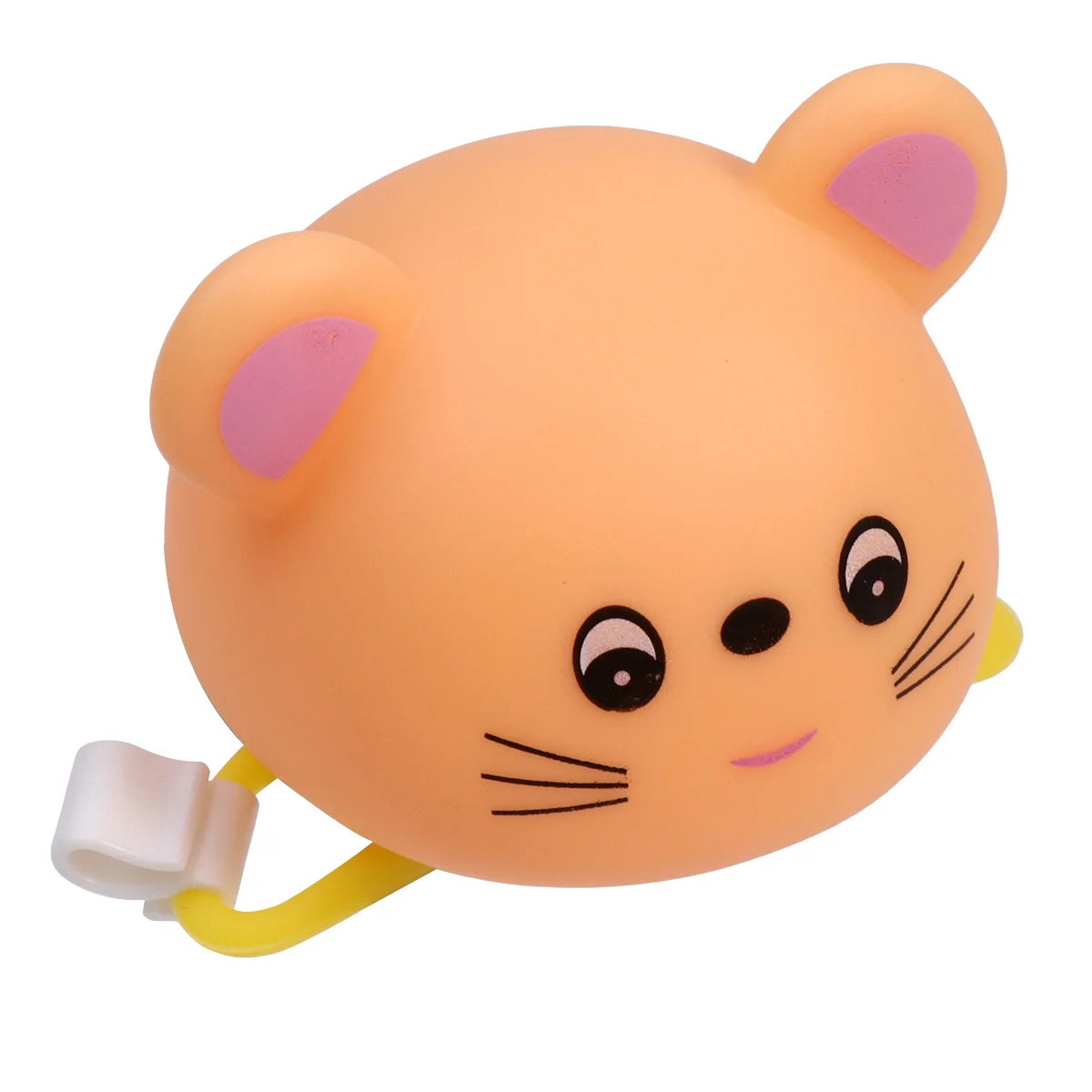 دراجة الطريق الجبلية الفأر الصغير البرتقالي الكرتون القرن ضغط Honker ضوء دراجة ليلة السلامة القرن بصوت عال #4