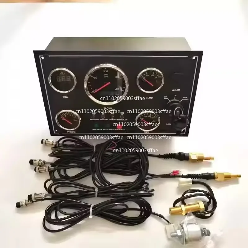 diesel engine control panel, dashboard Switch panel Boat dashboard waterproof Marine
