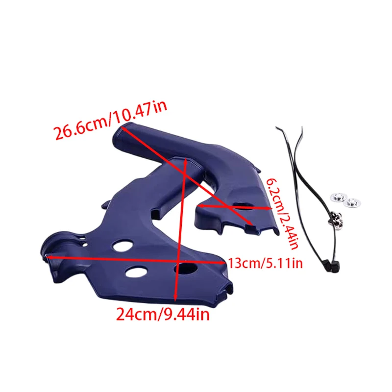 Easy to replace Frame protection cover blue/black/orange optional, Suitable for replacing parts of motorcycle frame guards