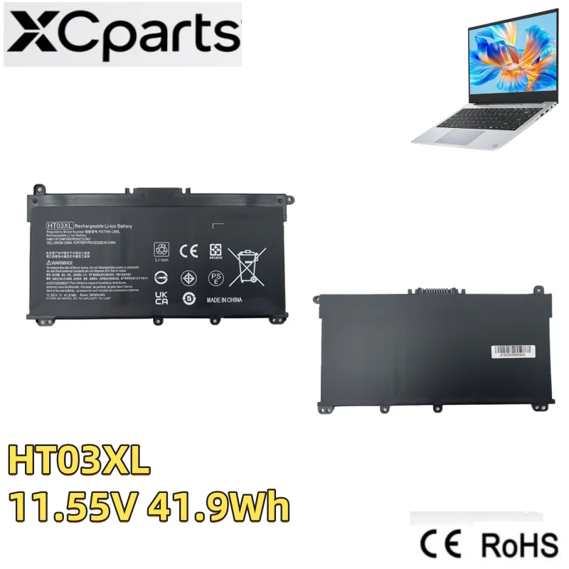 New HT03XL Laptop Battery For Pavilion HP 14-CE0025TU 14-CE0034TX 15-CS0037T 240 245 250 255 G7 HSTNN-DB8R L11119-855 HSTNN-LB8M