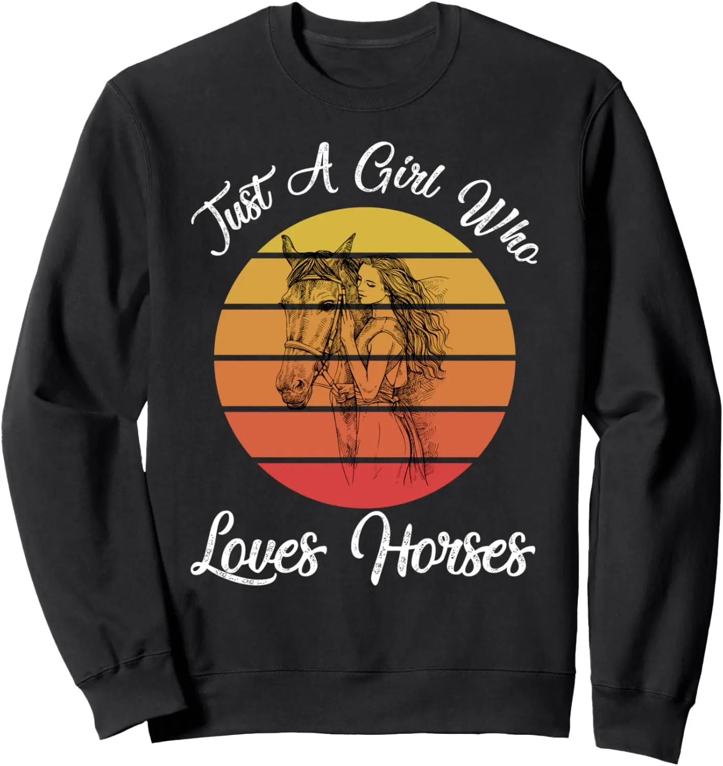 Horse Girl T Shirt Women I Love My Horses Riding Gifts Tees Sweatshirt