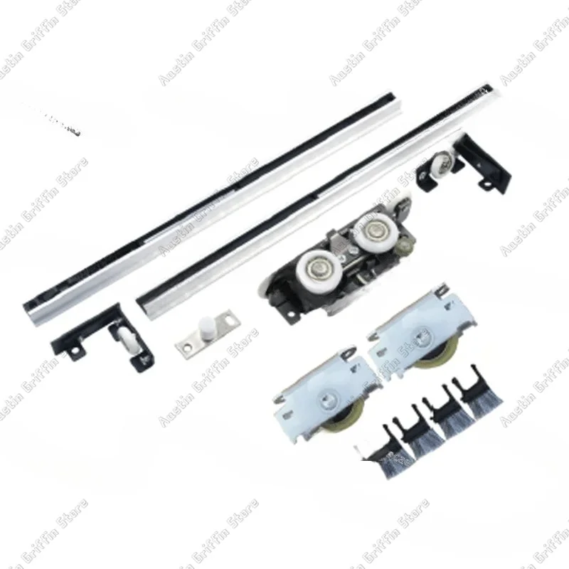 Magic Hidden Barn Door Trackless Ghost Sliding Door Mechanism System For Furniture Accessories