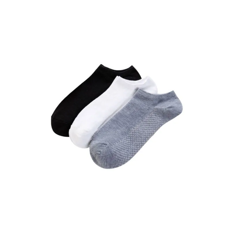 5 Pairs Summer Bamboo Fiber Men Socks For Comfortable Breathability Odor Resistance And Wear Resistance Thin Solid Color Socks