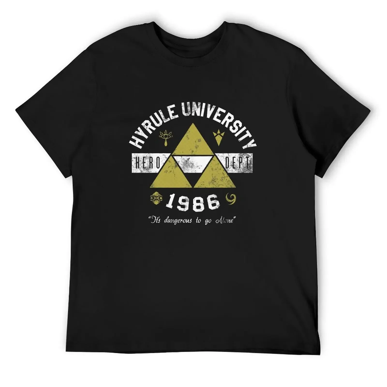 Hyrule University Copy T-Shirt cotton graphic tees quick-drying blanks mens graphic t-shirts pack