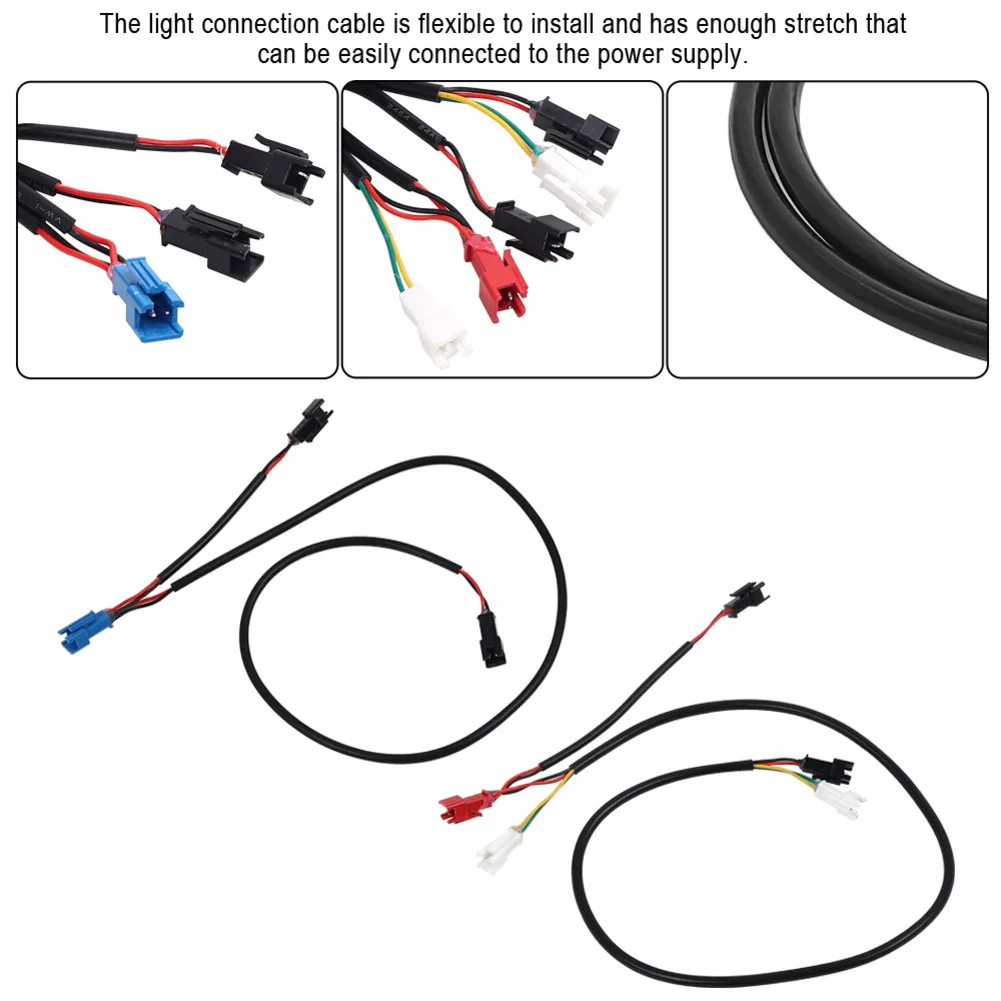 

Левый/правый кабель указателя поворота — соединительный провод бокового освещения для электрических скутеров Kugoo-Kukirin & -G2 Master
