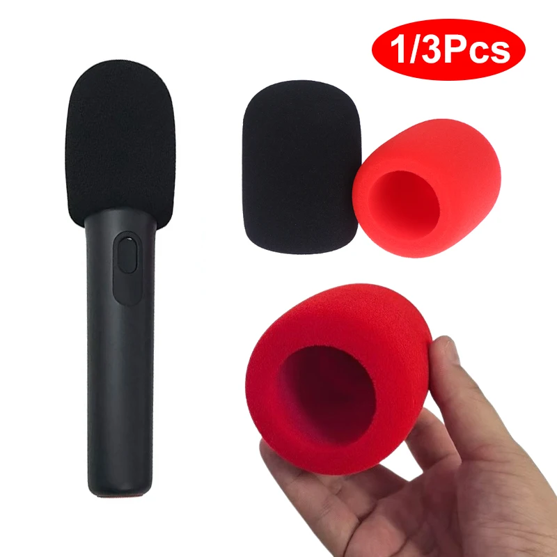 1/3 قطعة مايك الزجاج الأمامي الإسفنج واقية غطاء الإسفنج ل JBL PartyBox Encore2 ميكروفون الإسفنج يندبروف غطاء