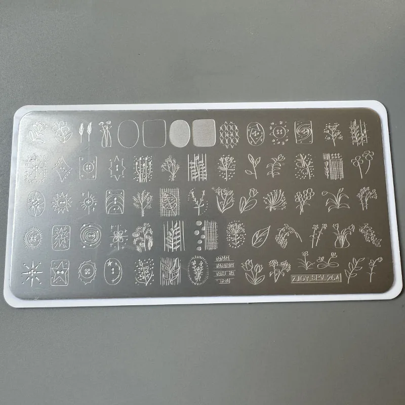 XMQ STAMPING NAIL PLATES BUTTERFLY LETTERS IMATGE PLATES TEMPLATE