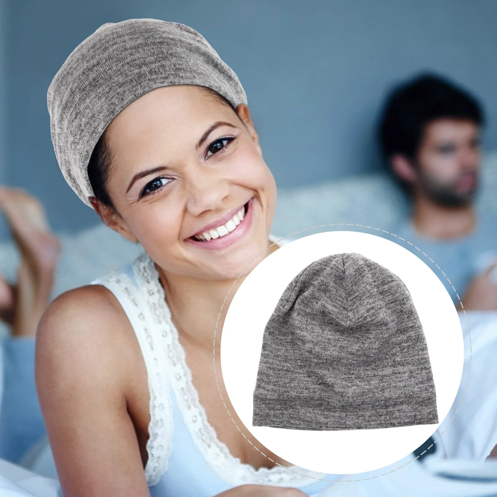 

Bonnet Sleeping Hair Protection Hat Elastic Soft Comfortable All Seasons Friction Reducing Moisture Retaining Hair