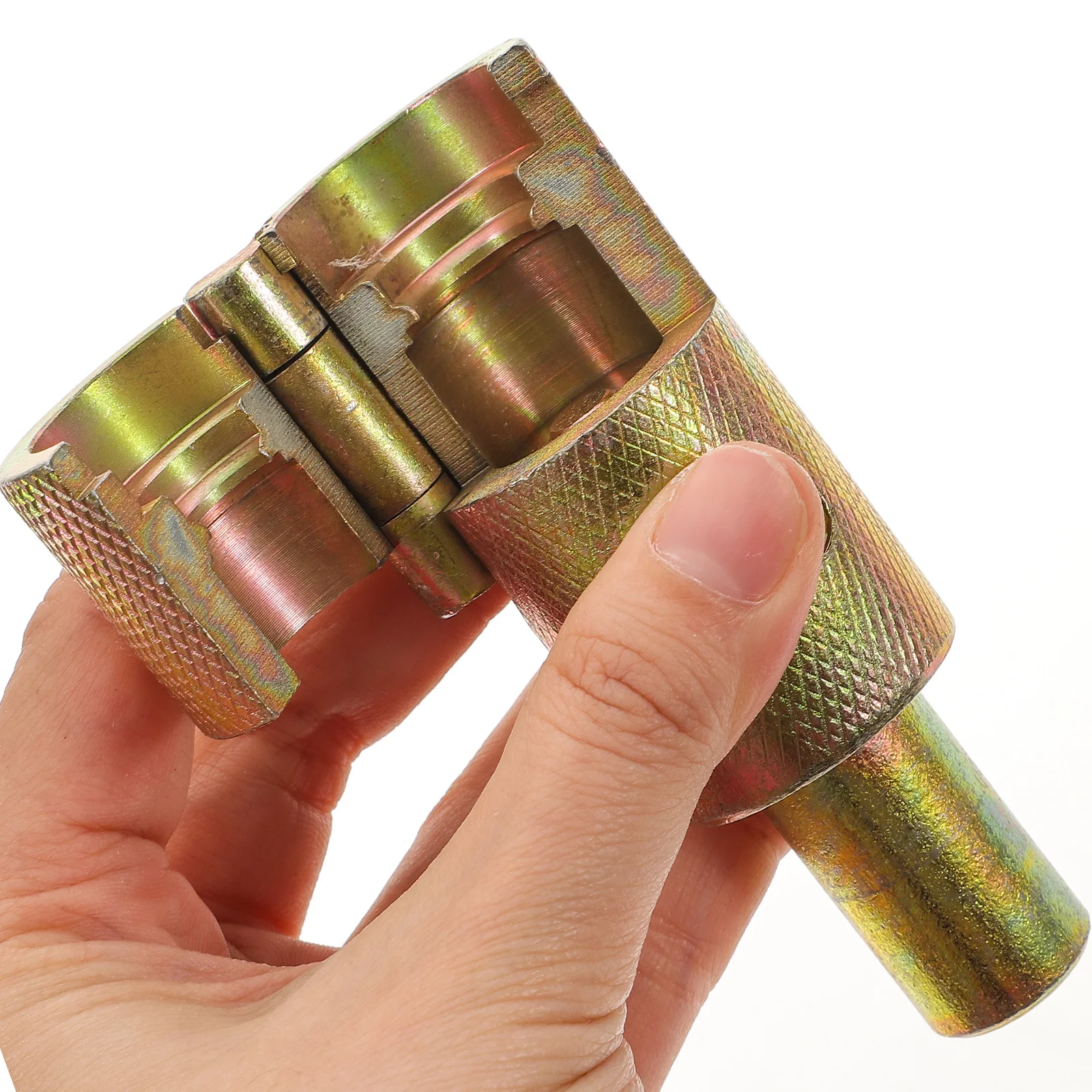 

Corrugated Bellow Interface Maker 3/8 Inch Carbon Steel Flat Mouth Tool For Flexible Pipe Hammer Type Bellows Processing