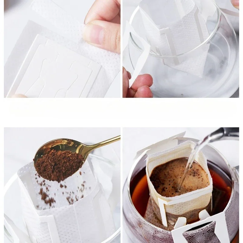 Food Grade Coffee Filter Paper Hanging Ear Filter Bag Thickened Material Tea Disposable Hand-poured Coffee