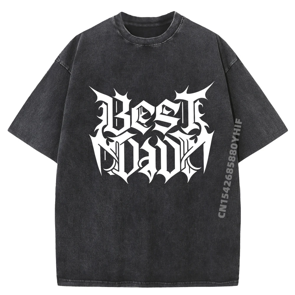 

Мужские футболки с графическим рисунком, мужские топы и футболки Best Dad Extreme Heavy, мужская одежда, винтажные потертые футболки большого размера на день рождения