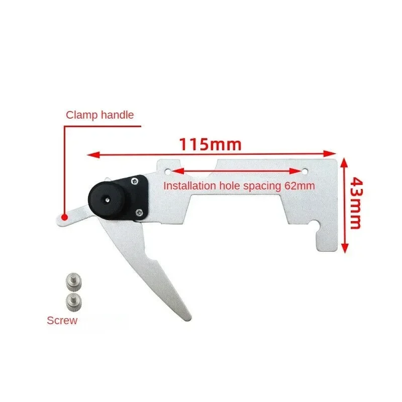 1PC Biological Microscope Double-layer Mechanical Stage Mobile Platform Specimen Presser Holder Slides Clips Accessories Parts - view 5