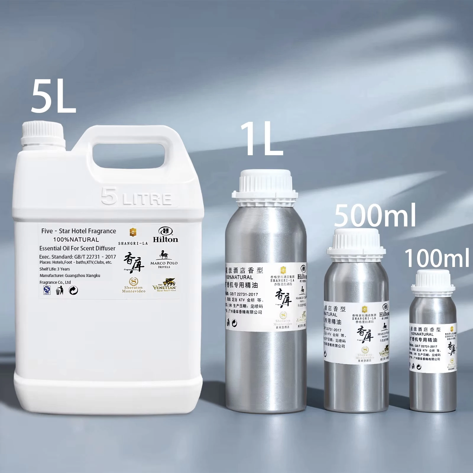 Image of 1000 ml Aromatherapie-Öl-Nachfüllung mit großem Fassungsvermögen – Duft in Hotelqualität für langanhaltenden, ölbasierten, feuerfreien Weihrauch mit Diffusor