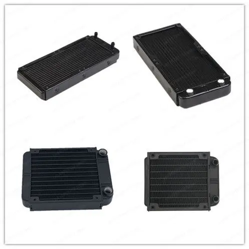 Water-cooled water exhaust radiator computer cpu graphics card aluminum water-cooled heat exchanger fan 80/90