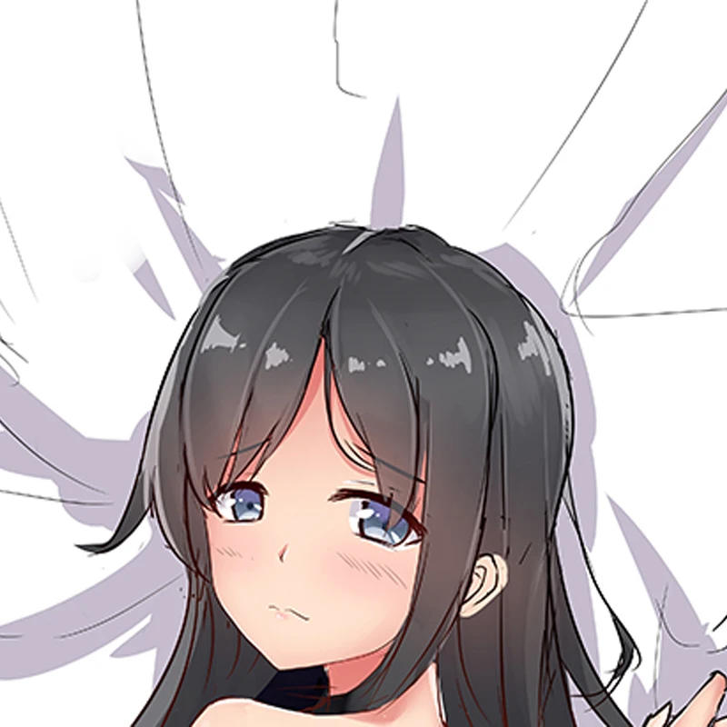 Dakimakura Anime Pillow Cover Yukino Double Sided Print 2Way Cushion Cover Xmas Gifts