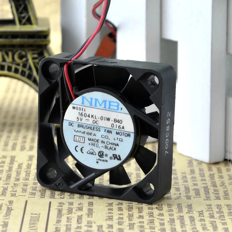 НОВЫЙ ОРИГИНАЛ 1604KL-01W-B40 5 В 4010 40*40*10 мм 4 см ОХЛАЖДАЮЩИЙ ВЕНТИЛЯТОР